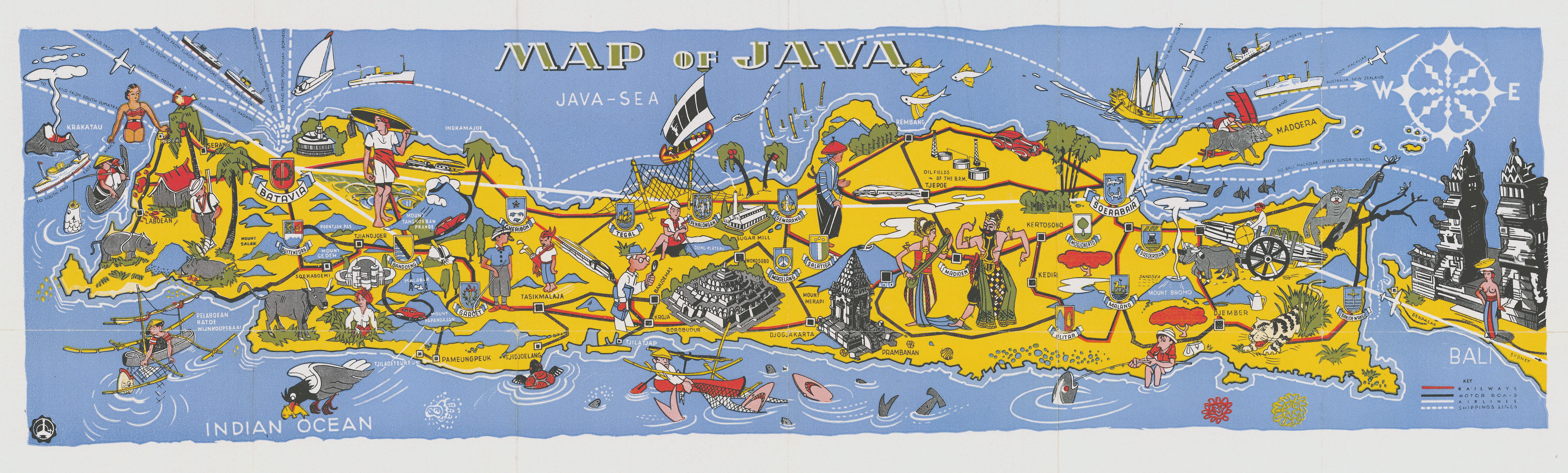 Fascinating Historical Picture of Java in 1938 
